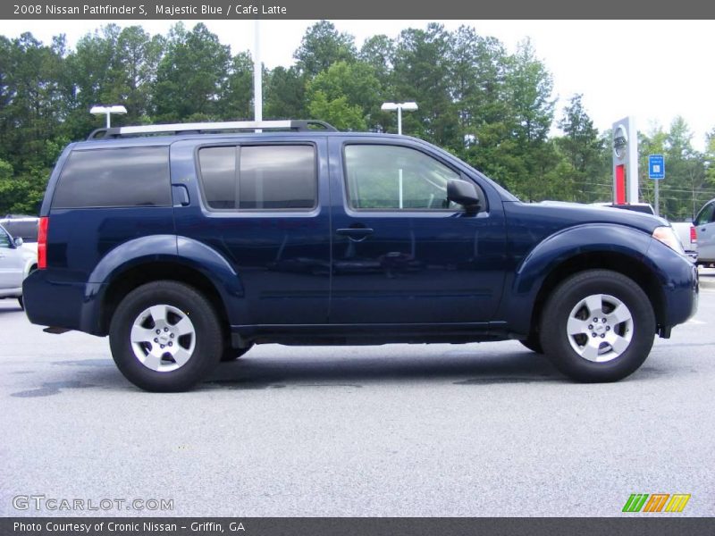 Majestic Blue / Cafe Latte 2008 Nissan Pathfinder S