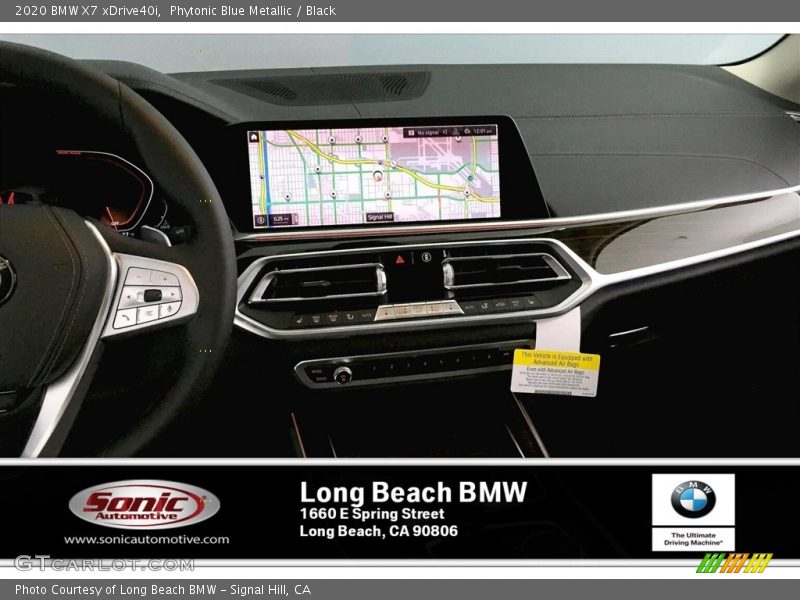 Phytonic Blue Metallic / Black 2020 BMW X7 xDrive40i