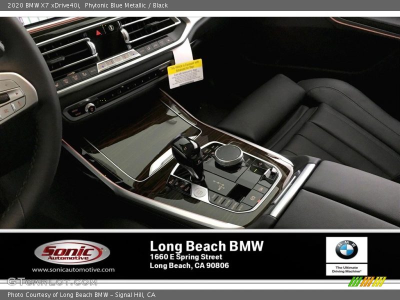 Phytonic Blue Metallic / Black 2020 BMW X7 xDrive40i