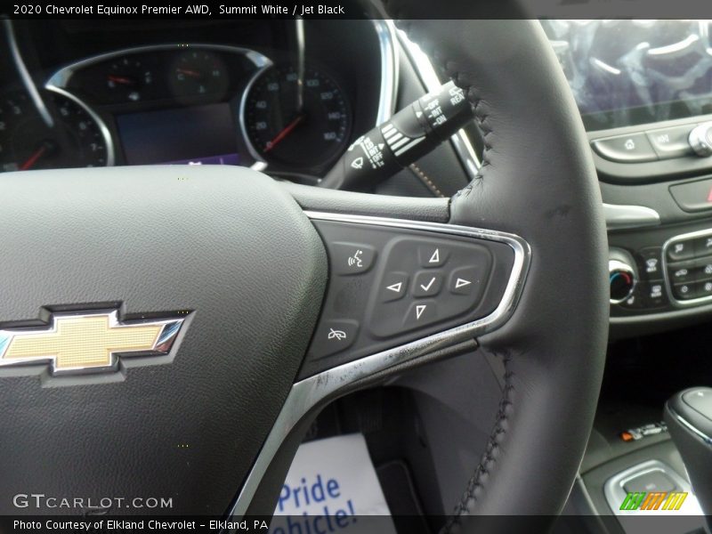 Summit White / Jet Black 2020 Chevrolet Equinox Premier AWD