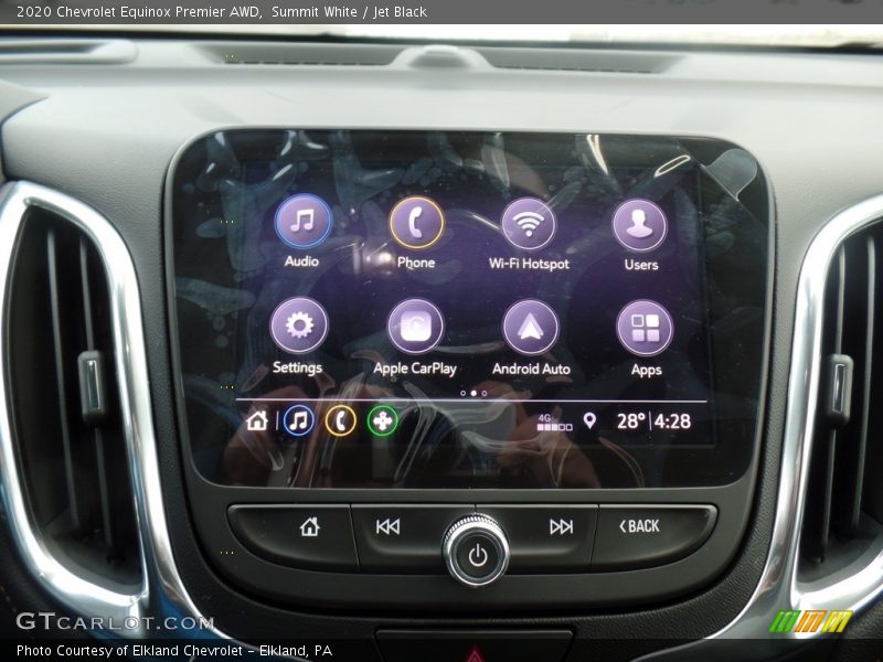 Summit White / Jet Black 2020 Chevrolet Equinox Premier AWD