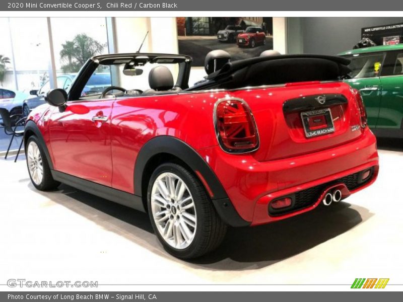 Chili Red / Carbon Black 2020 Mini Convertible Cooper S