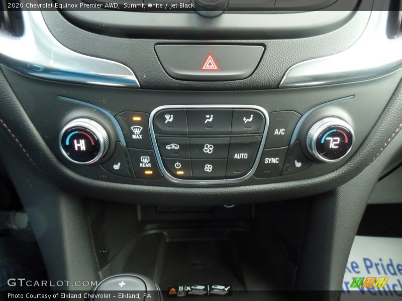 Summit White / Jet Black 2020 Chevrolet Equinox Premier AWD