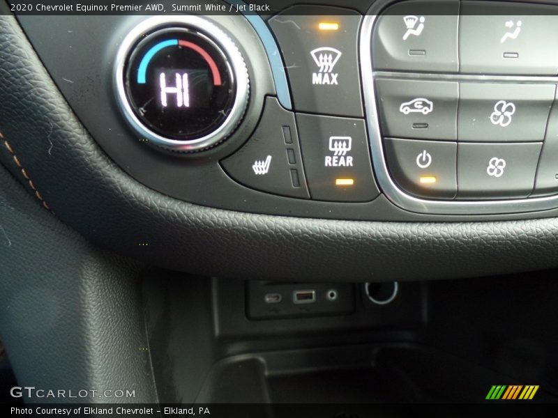 Summit White / Jet Black 2020 Chevrolet Equinox Premier AWD