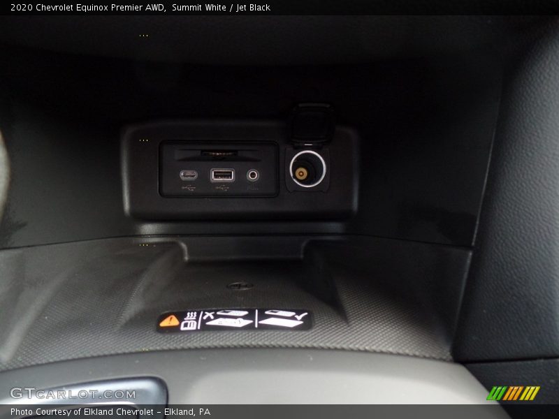 Summit White / Jet Black 2020 Chevrolet Equinox Premier AWD