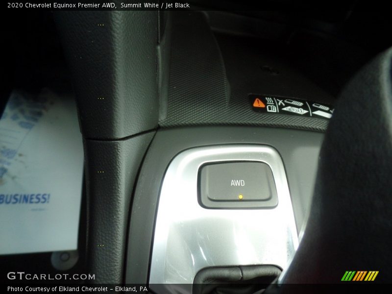 Summit White / Jet Black 2020 Chevrolet Equinox Premier AWD