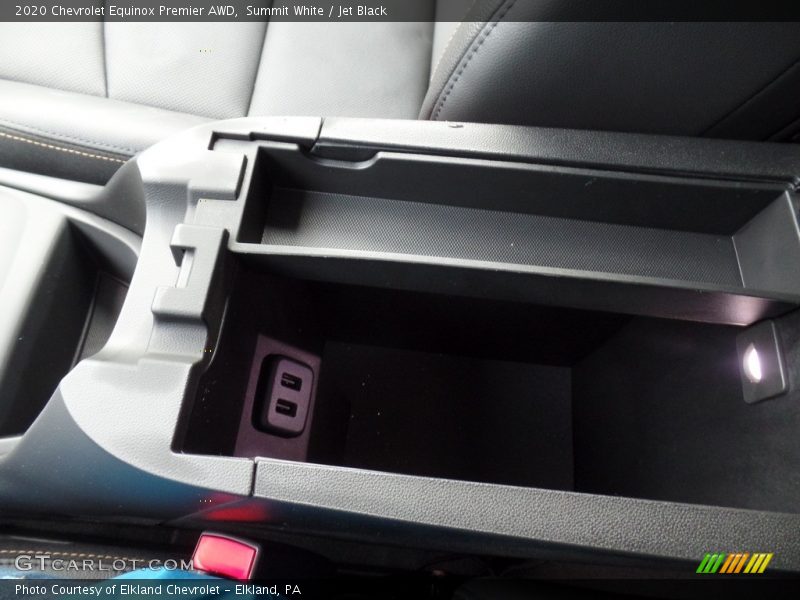Summit White / Jet Black 2020 Chevrolet Equinox Premier AWD