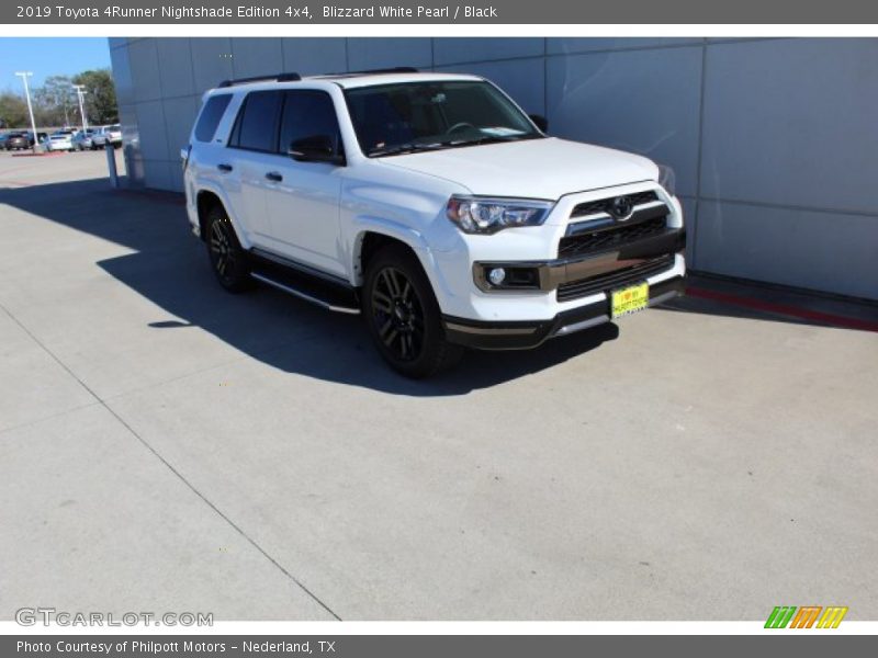 Blizzard White Pearl / Black 2019 Toyota 4Runner Nightshade Edition 4x4