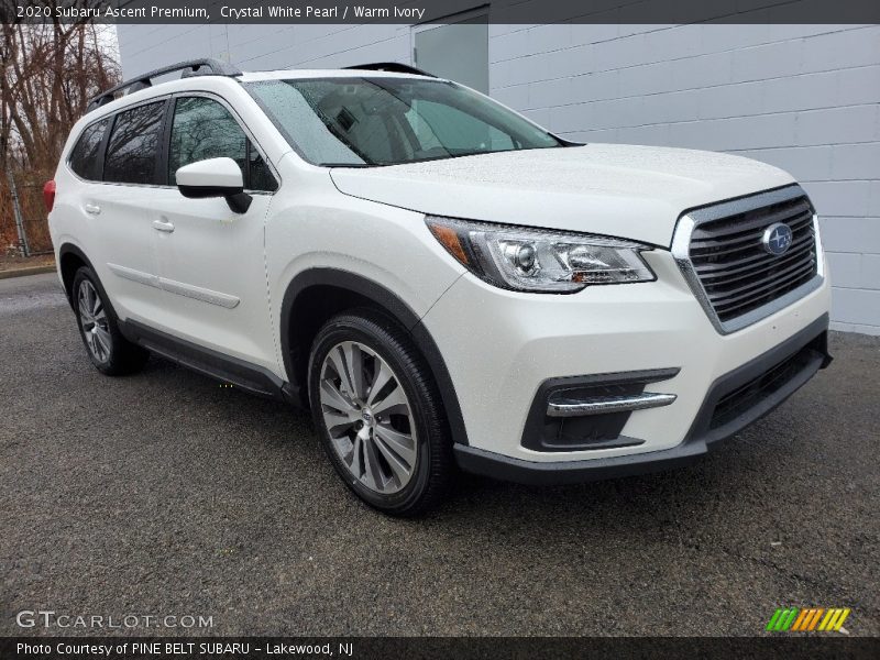 Crystal White Pearl / Warm Ivory 2020 Subaru Ascent Premium