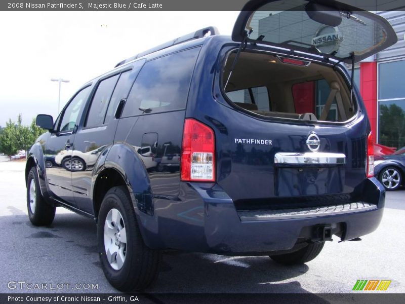 Majestic Blue / Cafe Latte 2008 Nissan Pathfinder S