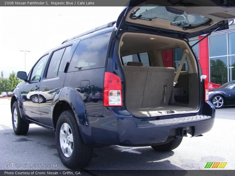 Majestic Blue / Cafe Latte 2008 Nissan Pathfinder S