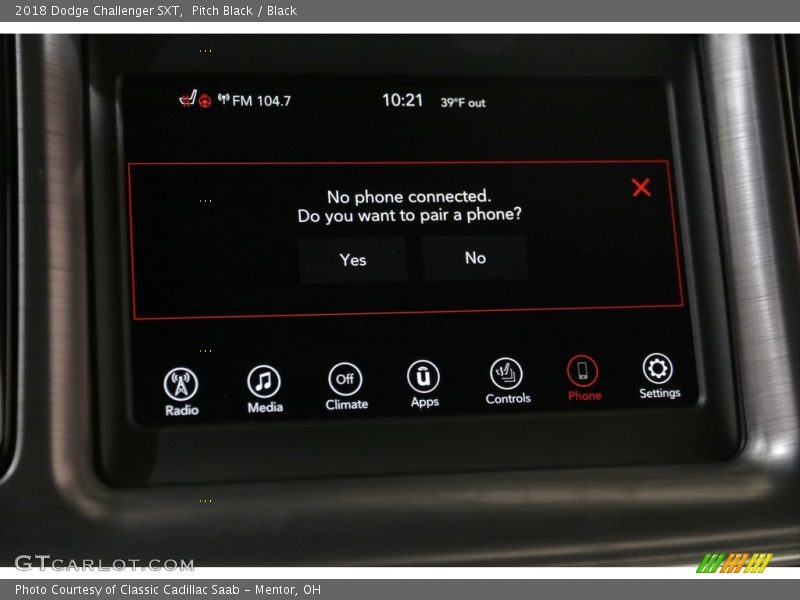 Pitch Black / Black 2018 Dodge Challenger SXT