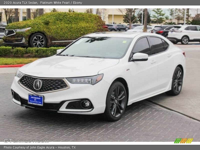 Platinum White Pearl / Ebony 2020 Acura TLX Sedan