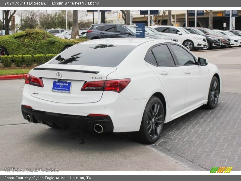 Platinum White Pearl / Ebony 2020 Acura TLX Sedan
