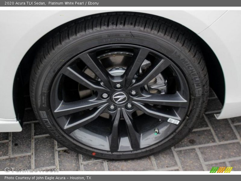 Platinum White Pearl / Ebony 2020 Acura TLX Sedan