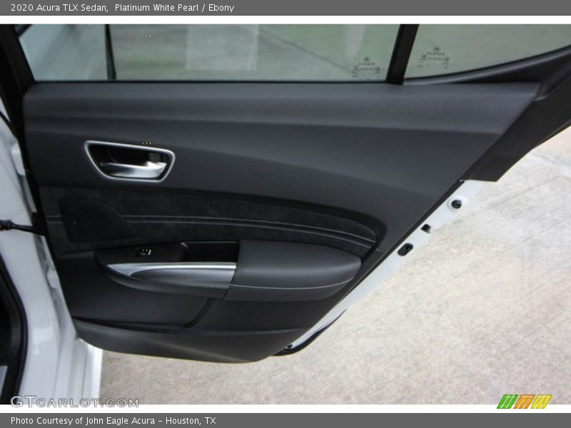 Platinum White Pearl / Ebony 2020 Acura TLX Sedan