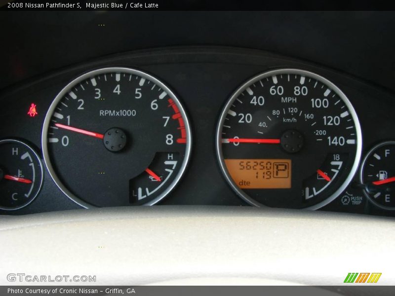 Majestic Blue / Cafe Latte 2008 Nissan Pathfinder S