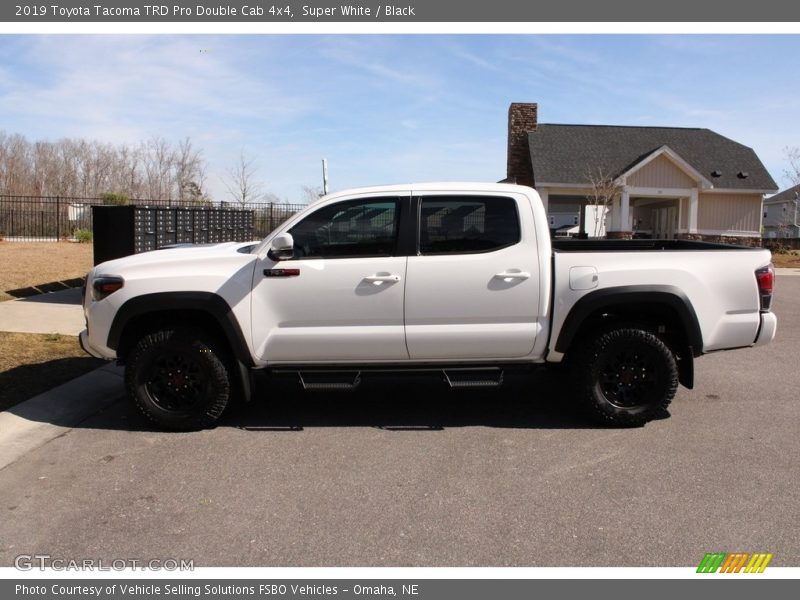 Super White / Black 2019 Toyota Tacoma TRD Pro Double Cab 4x4