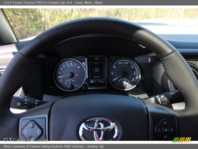 Super White / Black 2019 Toyota Tacoma TRD Pro Double Cab 4x4