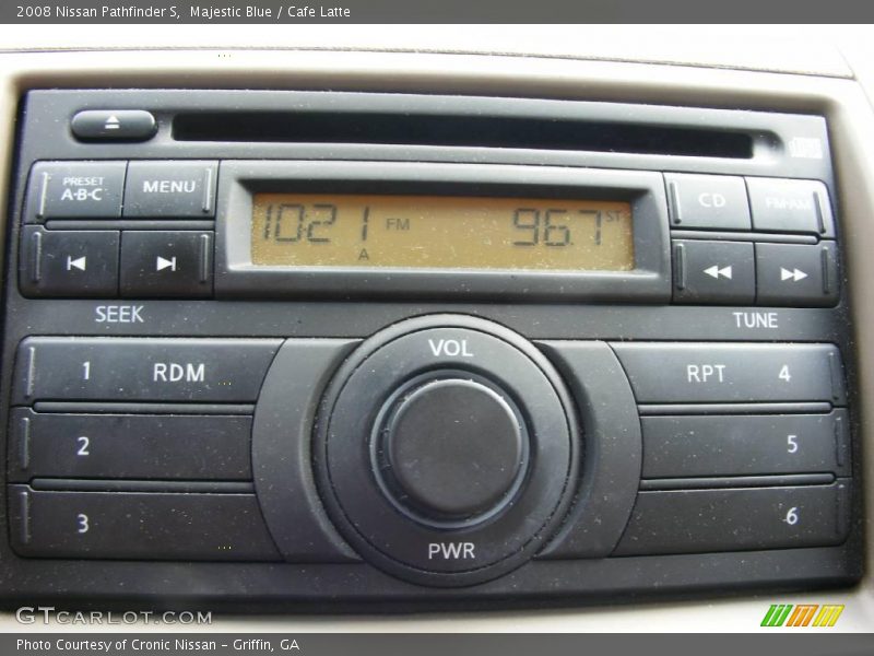 Majestic Blue / Cafe Latte 2008 Nissan Pathfinder S