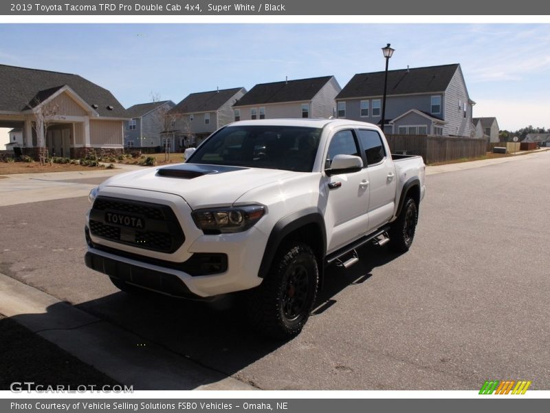 Super White / Black 2019 Toyota Tacoma TRD Pro Double Cab 4x4