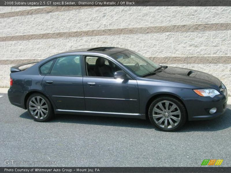 Diamond Gray Metallic / Off Black 2008 Subaru Legacy 2.5 GT spec.B Sedan
