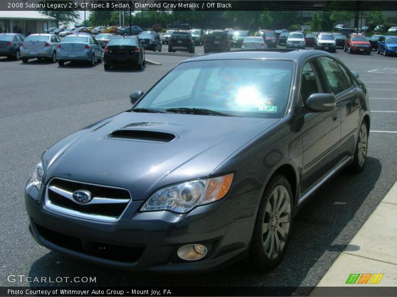 Diamond Gray Metallic / Off Black 2008 Subaru Legacy 2.5 GT spec.B Sedan
