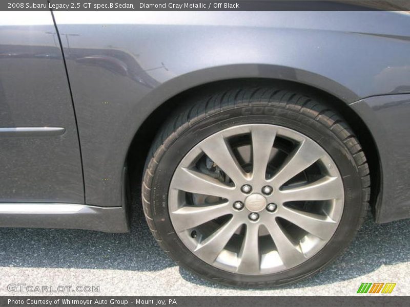 Diamond Gray Metallic / Off Black 2008 Subaru Legacy 2.5 GT spec.B Sedan