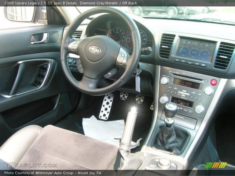 Diamond Gray Metallic / Off Black 2008 Subaru Legacy 2.5 GT spec.B Sedan