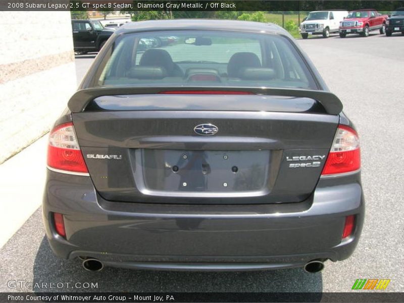 Diamond Gray Metallic / Off Black 2008 Subaru Legacy 2.5 GT spec.B Sedan
