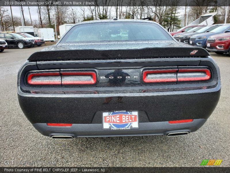 Pitch Black / Black 2019 Dodge Challenger SXT AWD