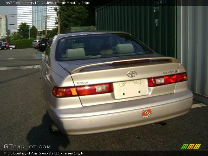Cashmere Beige Metallic / Beige 1997 Toyota Camry LE