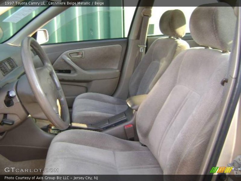 Cashmere Beige Metallic / Beige 1997 Toyota Camry LE