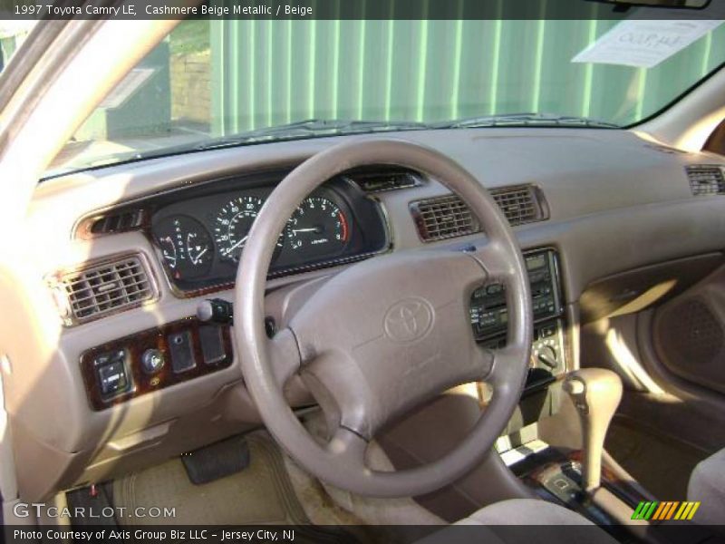 Cashmere Beige Metallic / Beige 1997 Toyota Camry LE