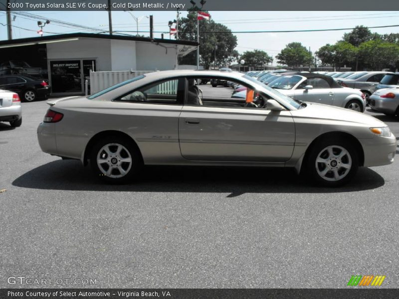 Gold Dust Metallic / Ivory 2000 Toyota Solara SLE V6 Coupe