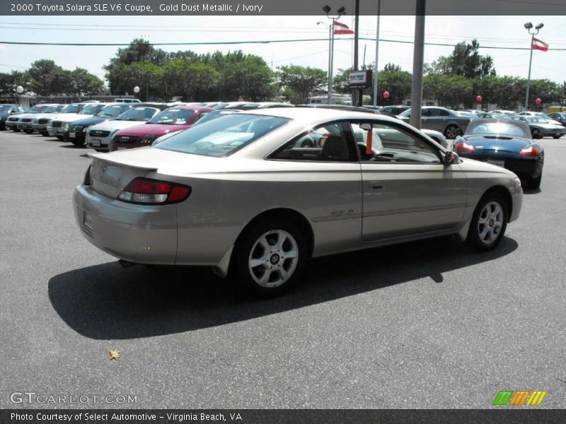 Gold Dust Metallic / Ivory 2000 Toyota Solara SLE V6 Coupe