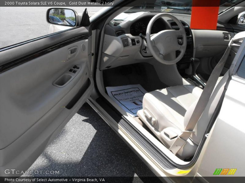 Gold Dust Metallic / Ivory 2000 Toyota Solara SLE V6 Coupe