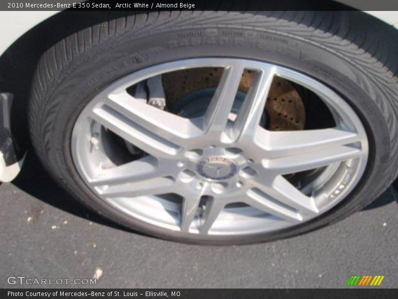 Arctic White / Almond Beige 2010 Mercedes-Benz E 350 Sedan