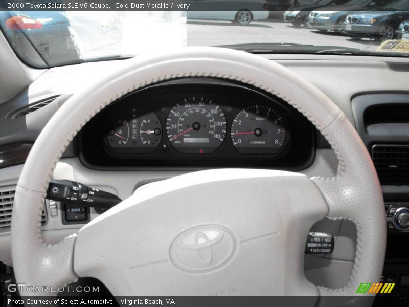 Gold Dust Metallic / Ivory 2000 Toyota Solara SLE V6 Coupe