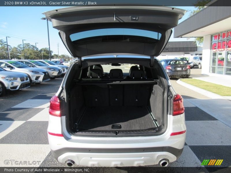 Glacier Silver Metallic / Black 2020 BMW X3 xDrive30i