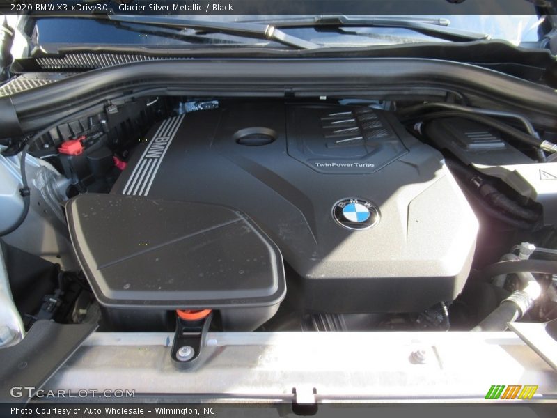 Glacier Silver Metallic / Black 2020 BMW X3 xDrive30i