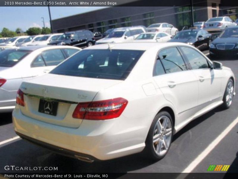 Arctic White / Almond Beige 2010 Mercedes-Benz E 350 Sedan