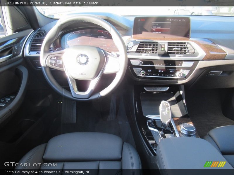 Glacier Silver Metallic / Black 2020 BMW X3 xDrive30i