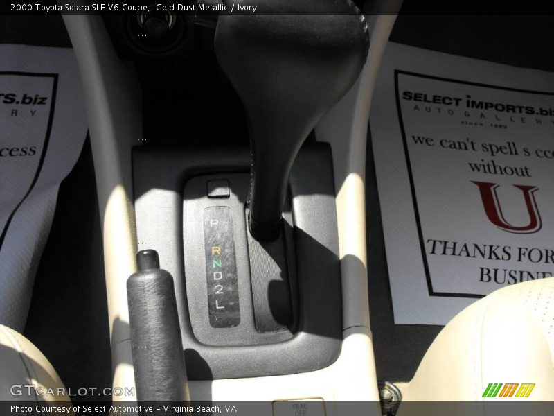 Gold Dust Metallic / Ivory 2000 Toyota Solara SLE V6 Coupe