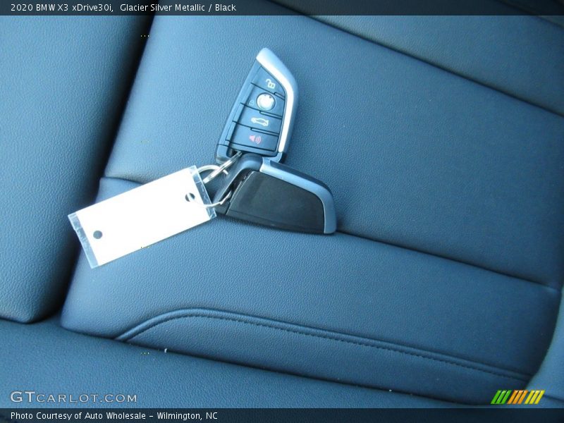 Glacier Silver Metallic / Black 2020 BMW X3 xDrive30i