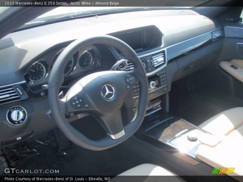 Arctic White / Almond Beige 2010 Mercedes-Benz E 350 Sedan