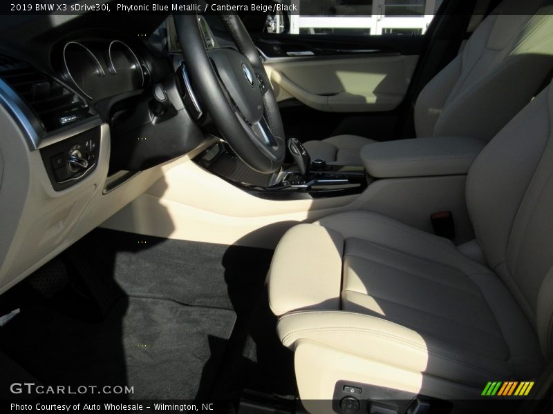 Phytonic Blue Metallic / Canberra Beige/Black 2019 BMW X3 sDrive30i