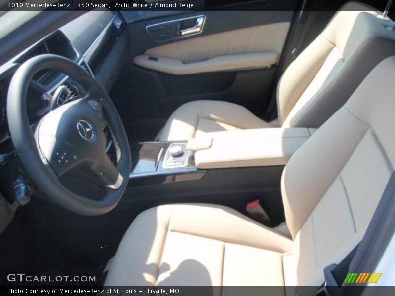 Arctic White / Almond Beige 2010 Mercedes-Benz E 350 Sedan