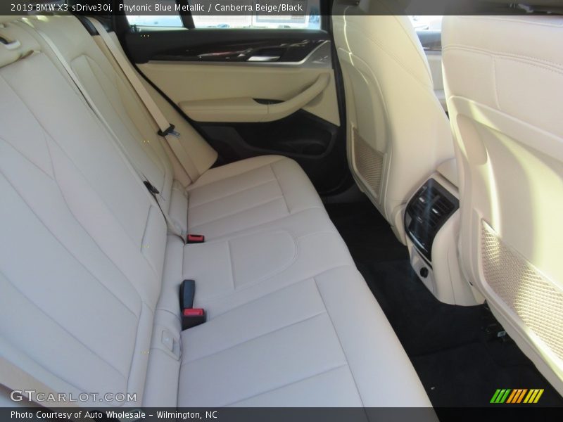 Phytonic Blue Metallic / Canberra Beige/Black 2019 BMW X3 sDrive30i