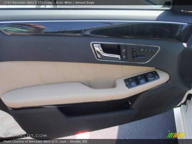 Arctic White / Almond Beige 2010 Mercedes-Benz E 350 Sedan